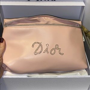 Light Pink Dior Makeup Pouch or Clutch NWOT